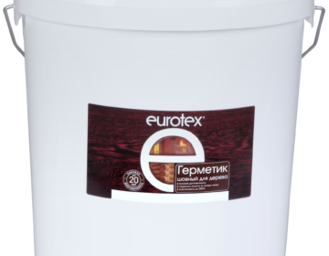 Герметик для деревянных швов срубов Eurotex, 25 кг