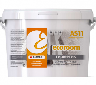 Герметик ecoroom AS 11 акриловый - 15 кг