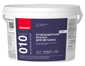 Неомид 010 metal краска огнезащитная для металла, 6 кг